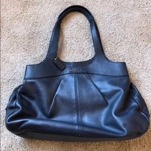 Coach Blue Shoulder Purse